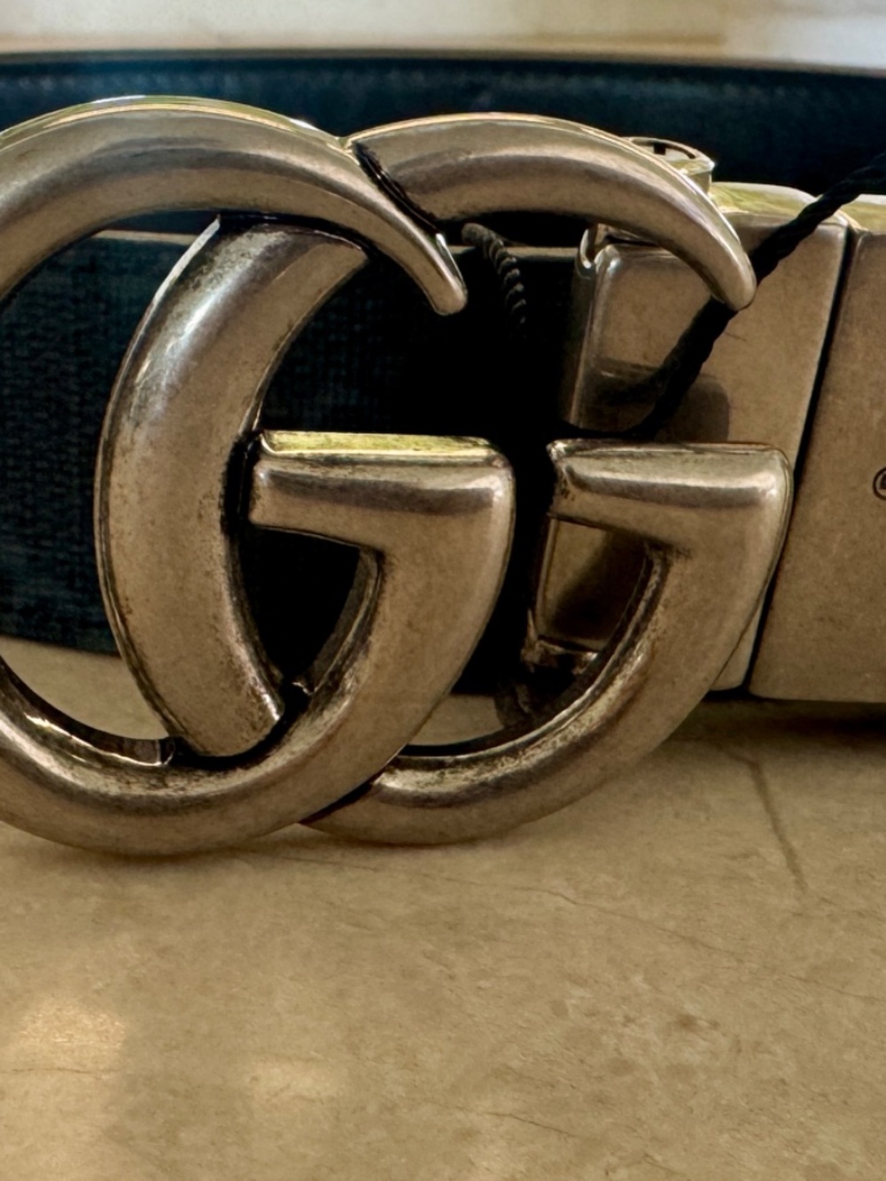 Authentic, Gucci GG Marmont Reversible Belt 1/2" Wide Size 70 - Picture 3 of 8